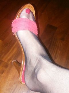 Zoccoli con le calze