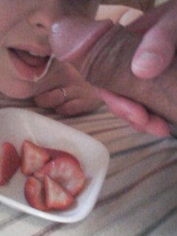 Foto ricetta fragole alla sborra