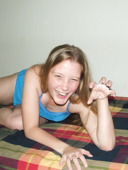 Troietta norvegese esibizionista