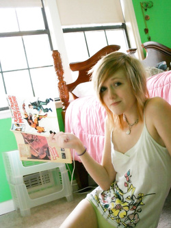 Foto di una teen esibizionista