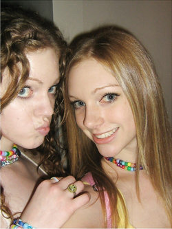 Foto di due ragazze lesbiche canadesi