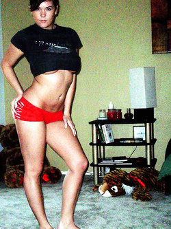 Cheerleader americana esibizionista