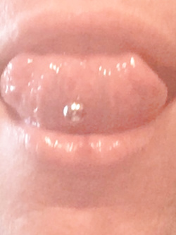 il mio pircing lingua...