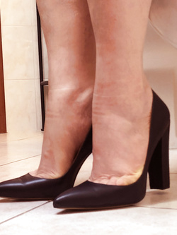 Blue shoes