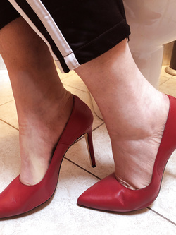 Red shoes