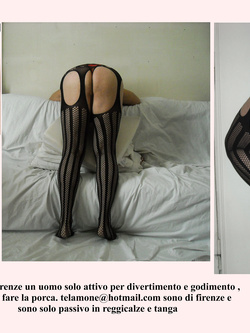 sono di firenze e sono solo passivo ospito solo attivo