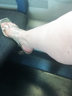Molestata in treno