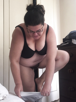 BBW Wife Sal Takes Her Panties Off For You