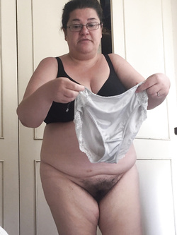 BBW Wife Sal Takes Her Panties Off For You