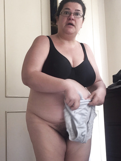 BBW Wife Sal Takes Her Panties Off For You