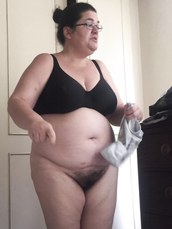 BBW Wife Sal Takes Her Panties Off For You