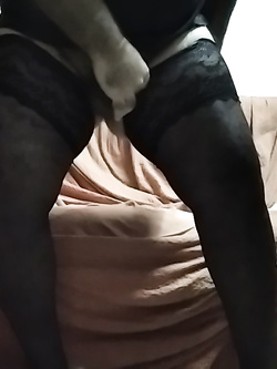 Provo le mie nuove autoreggenti