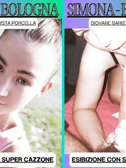 simona - porcellina esibizionista da bo