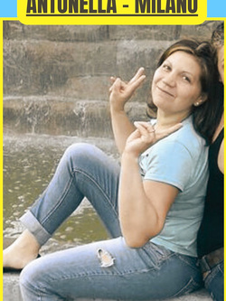 antonella - esibizionista da milano