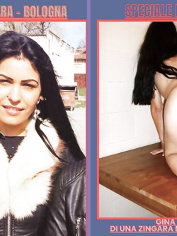 gina - zingara porca e esibizionista da bo