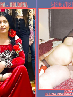 gina - zingara porca e esibizionista da bo