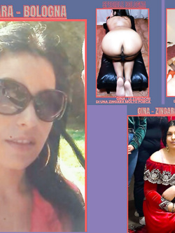 gina - zingara porca e esibizionista da bo