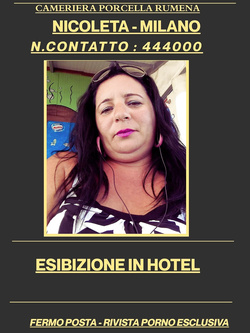 nicoleta - porcella esibizionista di milano