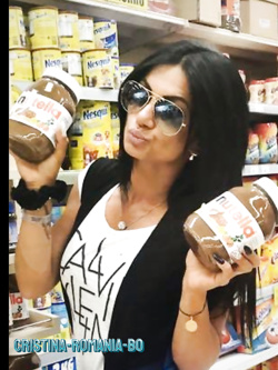 cristina - bella esibizionista di bo
