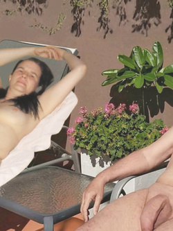 Claudia Engelhardt with Ric