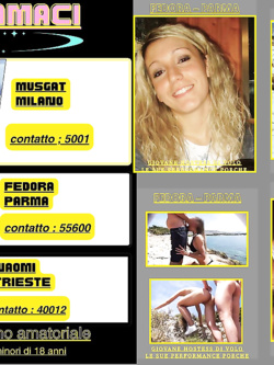 fedora - hostess esibizionista parma