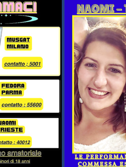 NAOMI - SUPER ESIBIZIONISTA DI TRIESTE