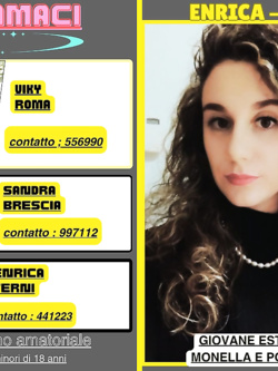 enrica - monella terni esibizionista senza freni