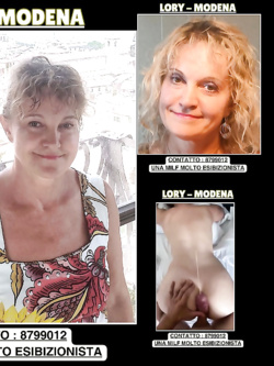lorenza - casalinga esibizionista da parma