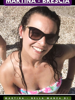 martina - super manza esibizionista di brescia