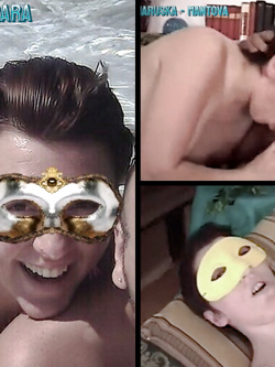 donne in maschera e non - situazioni reali -scambismo