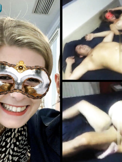 donne in maschera e non - situazioni reali -scambismo