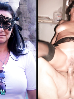 donne in maschera e non - situazioni reali -scambismo