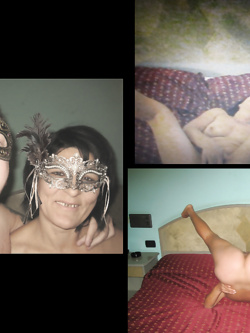 donne in maschera e non - situazioni reali -scambismo