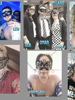 donne in maschera e non - situazioni reali -scambismo