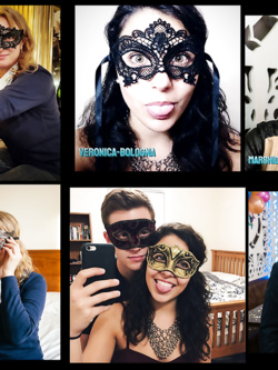 donne in maschera e non - situazioni reali -scambismo