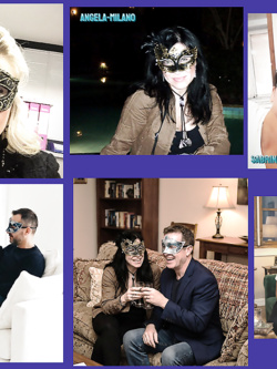 donne in maschera e non - situazioni reali -scambismo