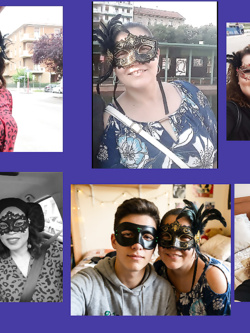 donne in maschera e non - situazioni reali -scambismo
