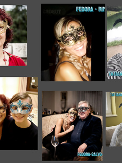 donne in maschera e non - situazioni reali -scambismo