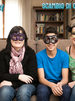 donne in maschera e non - situazioni reali -scambismo