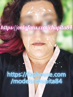 Chupita84 schizzata di sborra in faccia