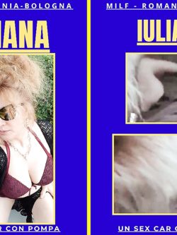 iulia - super milf  di bologna prosperosa e esibizionista