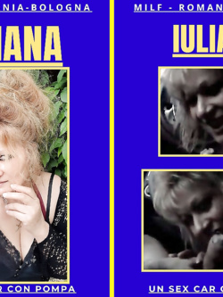 iulia - super milf  di bologna prosperosa e esibizionista