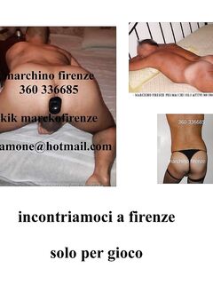 sono di firenze e sono solo passivo ospito solo attivo