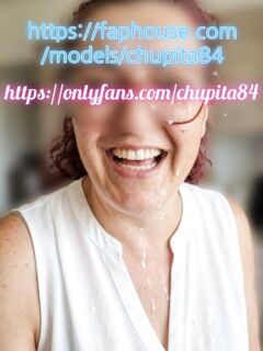 Chupita84 schizzata di sborra in faccia